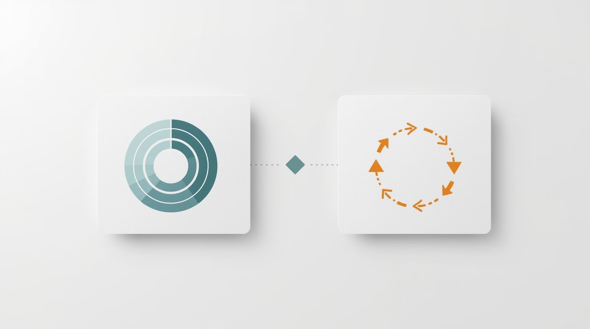 Infographic comparing immediate versus delayed echolalia timing using split icon layout